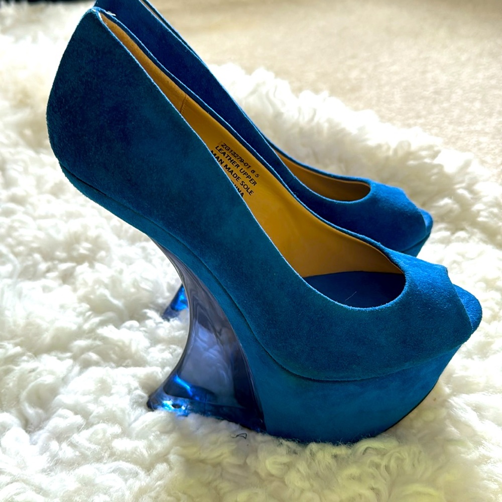 COPY - Sexy Heelless Platform in Royal Blue